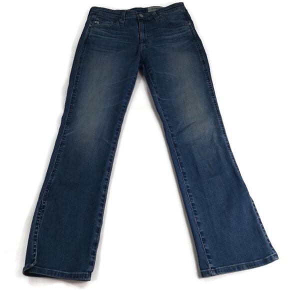 J642 GUC $198 AG the Jodi High Rise Crop Flare sz 27 - Picture 4 of 10